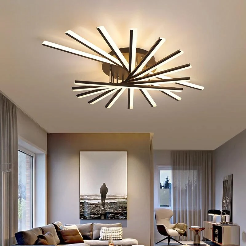 LED-Deckenleuchte Sparsam Zeitgenössischer Stil Mehrfarbig – Néo