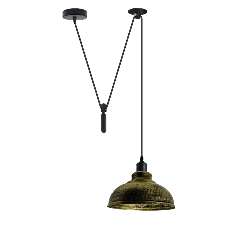 Industrial Pendelleuchte – Höhenverstellbar mit Seilzug, 29cm ~2850