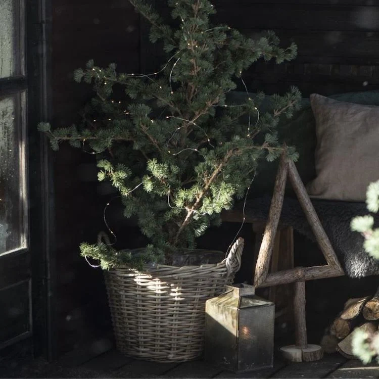IB Laursen Rattan-Korb mittel