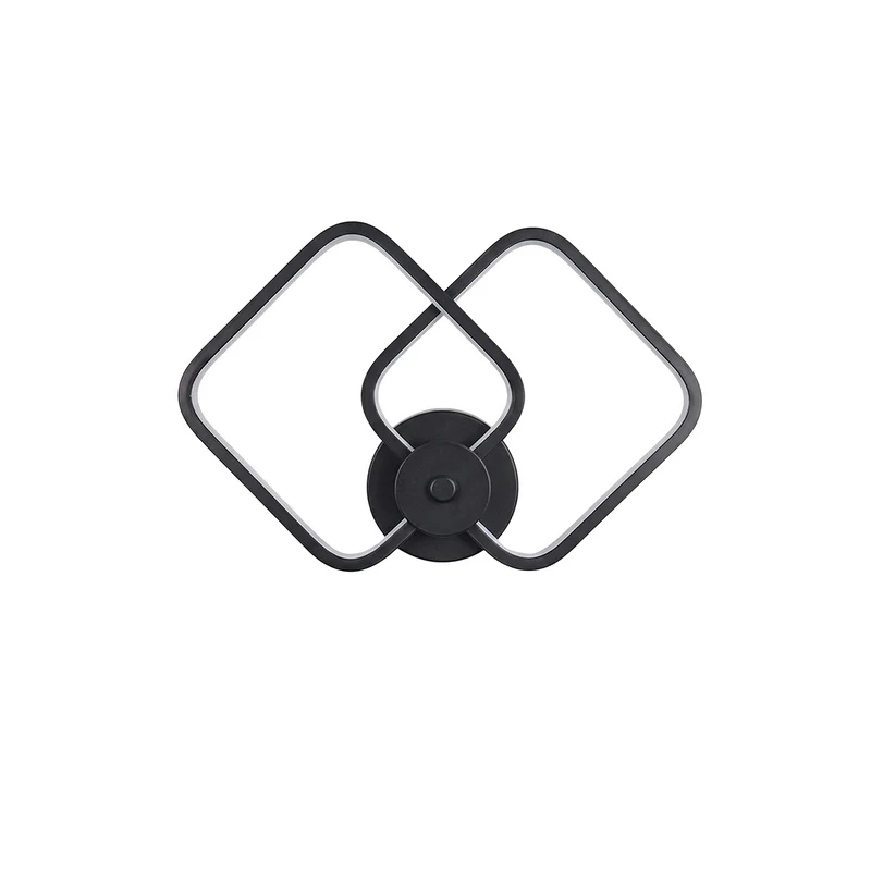 Leistungsstarke quadratische Wandleuchte mit geometrischem Design – Square