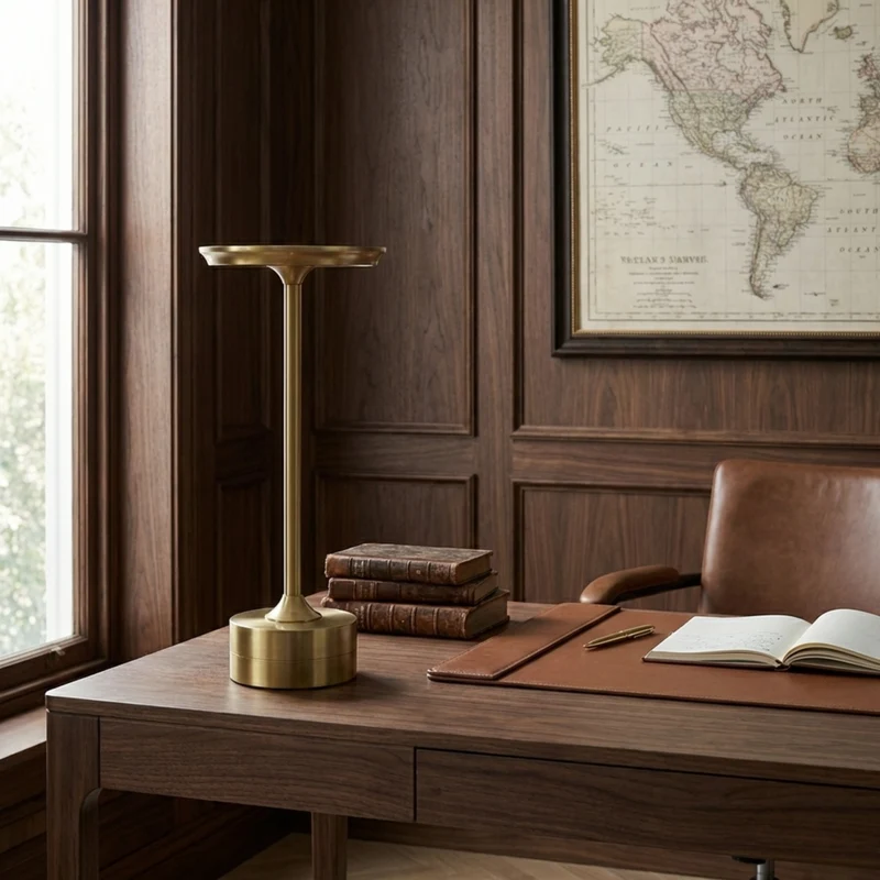 Kabellose Lampe mit Touchsensor, dimmbar, moderner Stil – Métallico