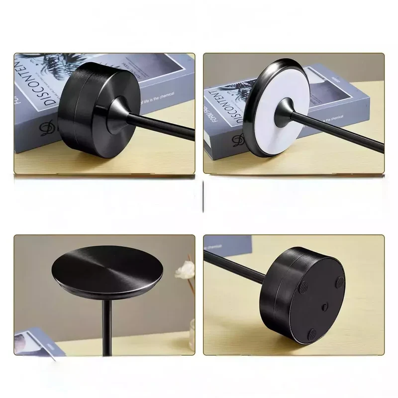 Kabellose Lampe mit Touchsensor, dimmbar, moderner Stil – Métallico