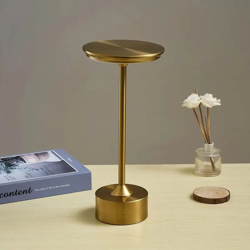 Kabellose Lampe mit Touchsensor, dimmbar, moderner Stil – Métallico