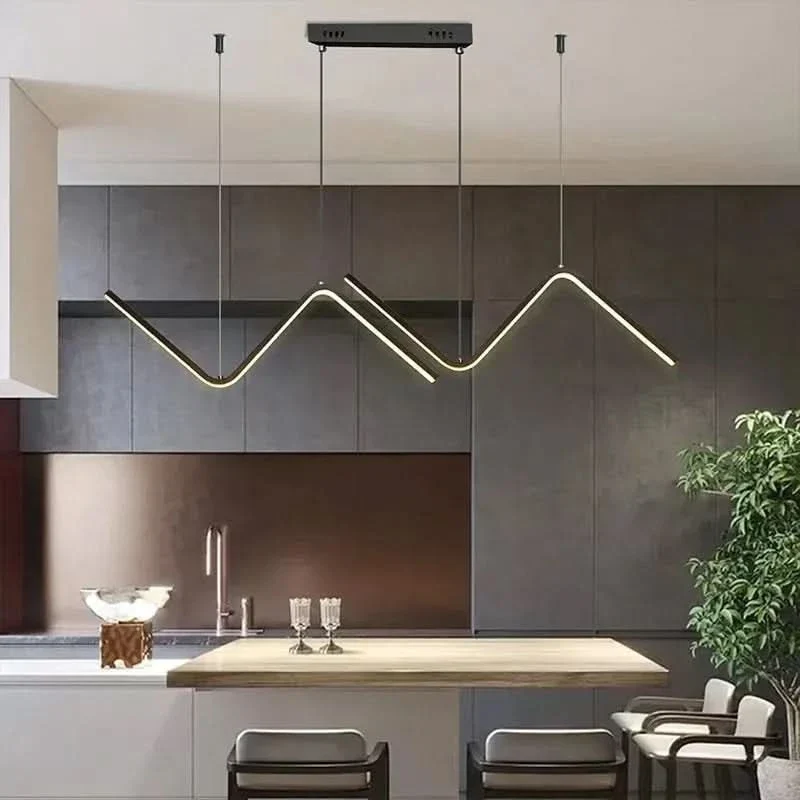 Moderne Design-Hängeleuchte mit einstellbarem Licht und schicken Oberflächen – Eclipse
