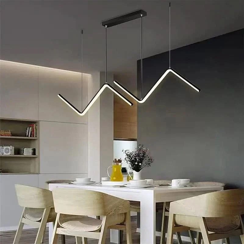Moderne Design-Hängeleuchte mit einstellbarem Licht und schicken Oberflächen – Eclipse