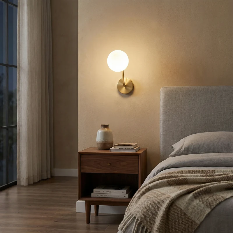 Wandleuchte mit gedimmtem Licht, Raffiniert und schick – Brilla