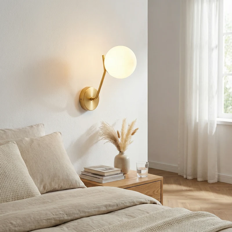 Wandleuchte mit gedimmtem Licht, Raffiniert und schick – Brilla