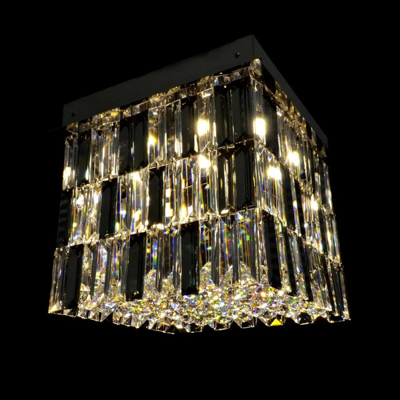 Casa Padrino Luxus Barock Kristall Wandleuchte Silber 40 x 40 x H. 35 cm - Prunkvolle Messing Wandleuchte mit böhmischem Kristallglas - Barock Möbel - Edel & Prunkvoll
