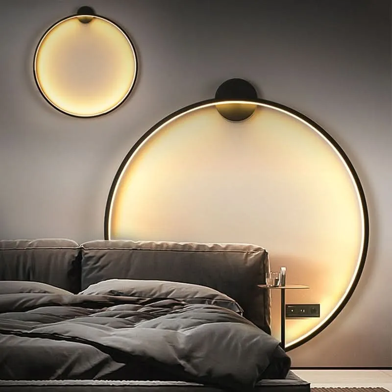 Moderne Wandleuchte in Kreisform – Cerchio