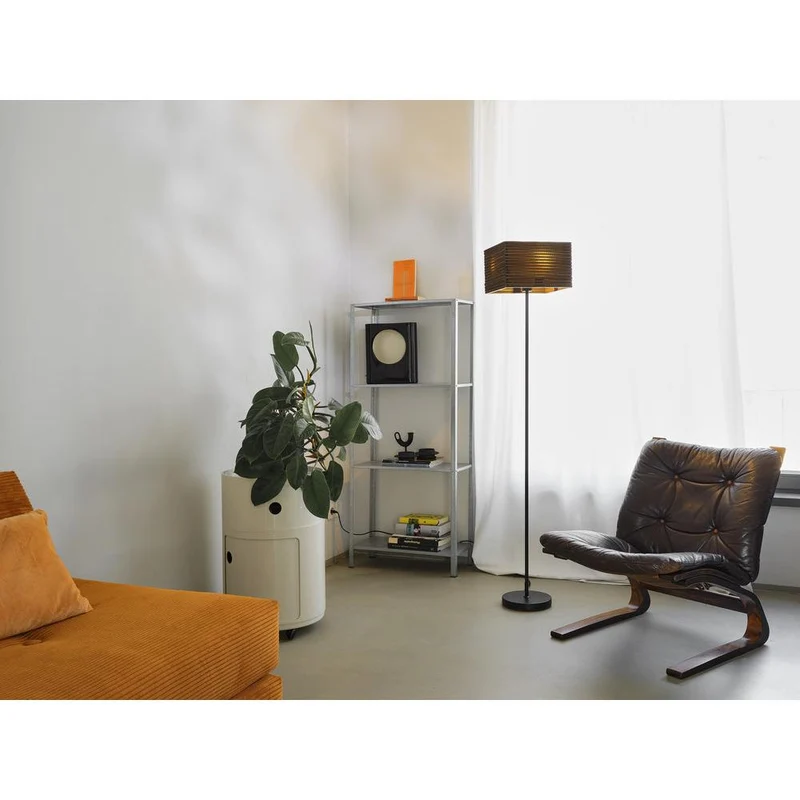 OSRAM DECOR Standleuchte Decor Cardboard Square braun, E27