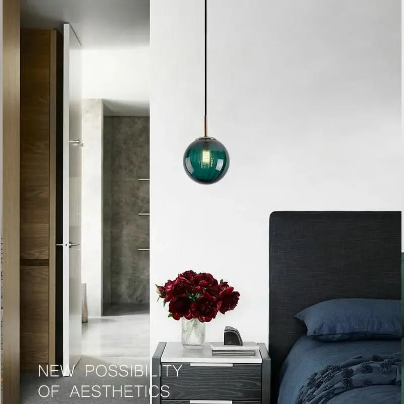 Elegante Glas-Kugel Pendelleuchte Sanftes Licht – ColorLine