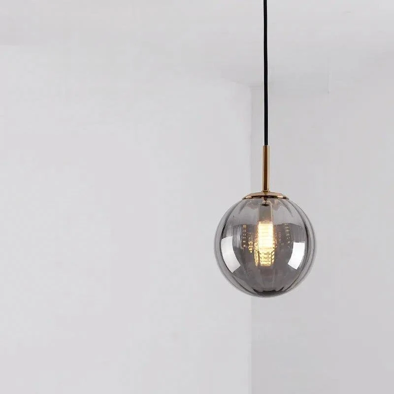 Elegante Glas-Kugel Pendelleuchte Sanftes Licht – ColorLine