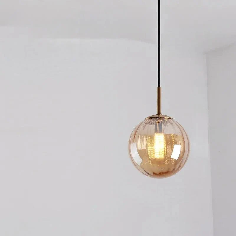 Elegante Glas-Kugel Pendelleuchte Sanftes Licht – ColorLine