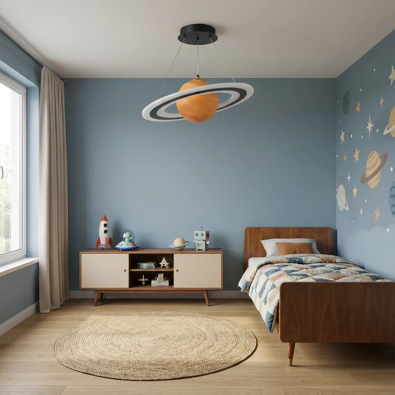 Design-Pendelleuchte mit magischem Raum für Kinder – Planétaire