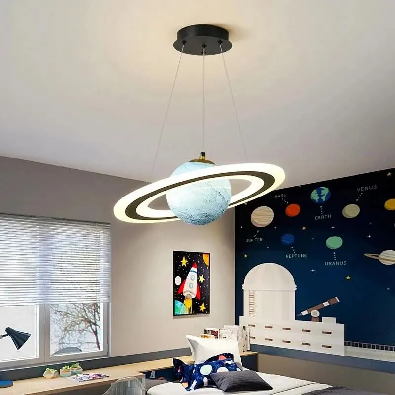Design-Pendelleuchte mit magischem Raum für Kinder – Planétaire