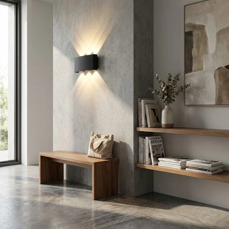 LED-Wandleuchte Warm-, Kalt- oder Neutrallicht – Sollume