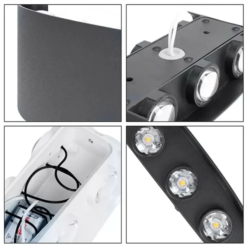 LED-Wandleuchte Warm-, Kalt- oder Neutrallicht – Sollume