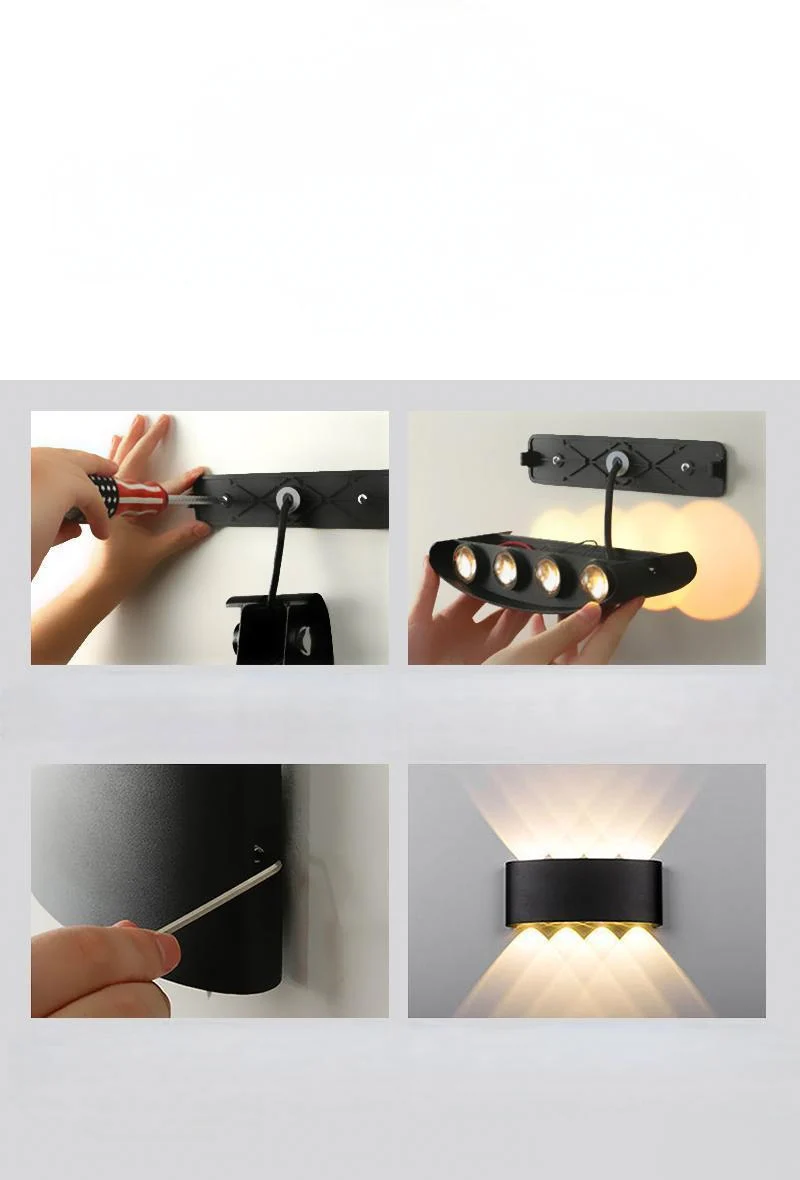 LED-Wandleuchte Warm-, Kalt- oder Neutrallicht – Sollume
