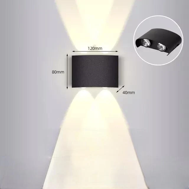 LED-Wandleuchte Warm-, Kalt- oder Neutrallicht – Sollume