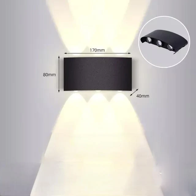 LED-Wandleuchte Warm-, Kalt- oder Neutrallicht – Sollume