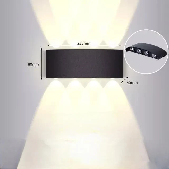 LED-Wandleuchte Warm-, Kalt- oder Neutrallicht – Sollume