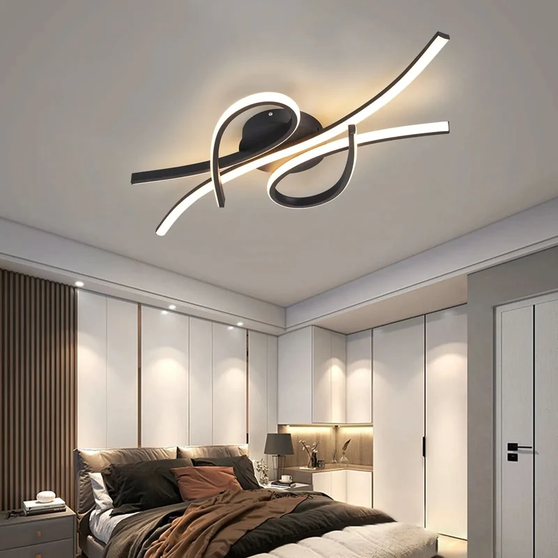 Trendige Lineare Deckenleuchte mit Dimmer – Atypico