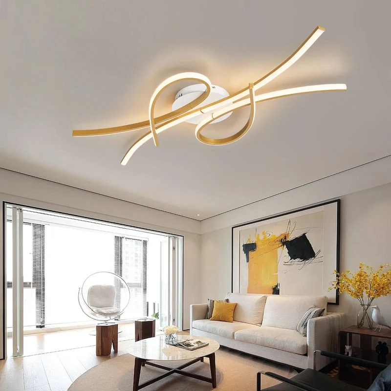 Trendige Lineare Deckenleuchte mit Dimmer – Atypico