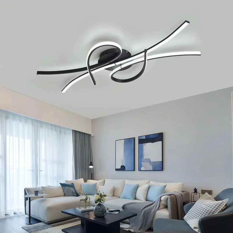 Trendige Lineare Deckenleuchte mit Dimmer – Atypico