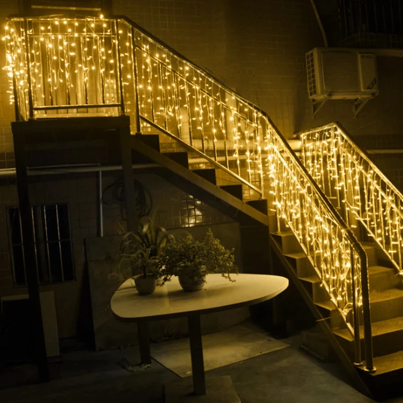 Kerst LED Gordijn String Light Decoraties voor thuis~2804
