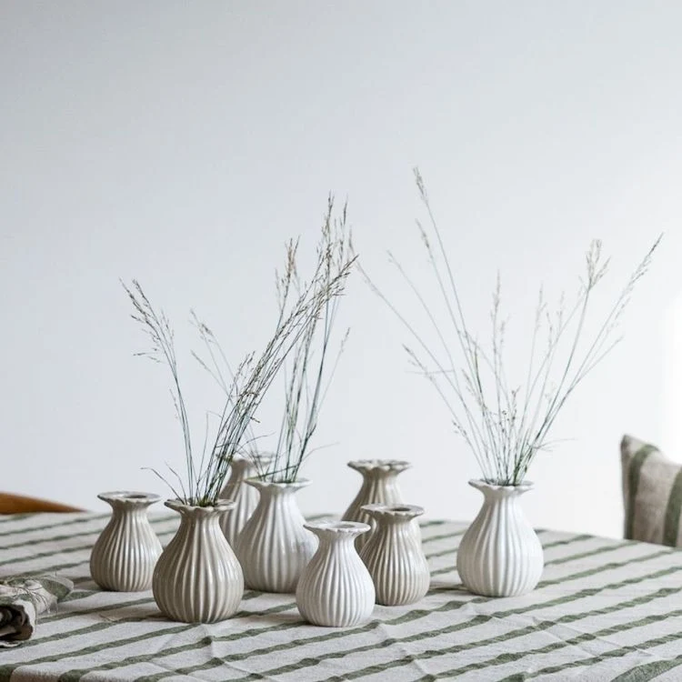 Storefactory Vase VALLBY weiß klein