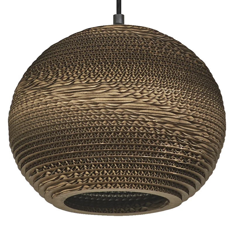 OSRAM DECOR Pendelleuchte Decor Cardboard Ball braun, E27