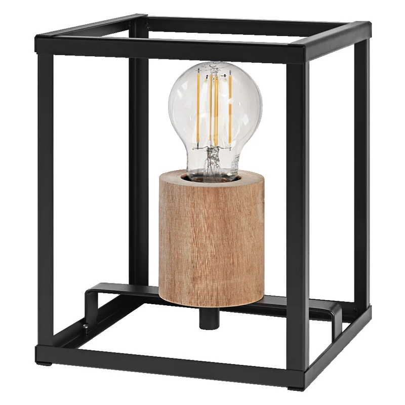 OSRAM DECOR Nairobi Tischleuchte, schwarz, E27-Sockel