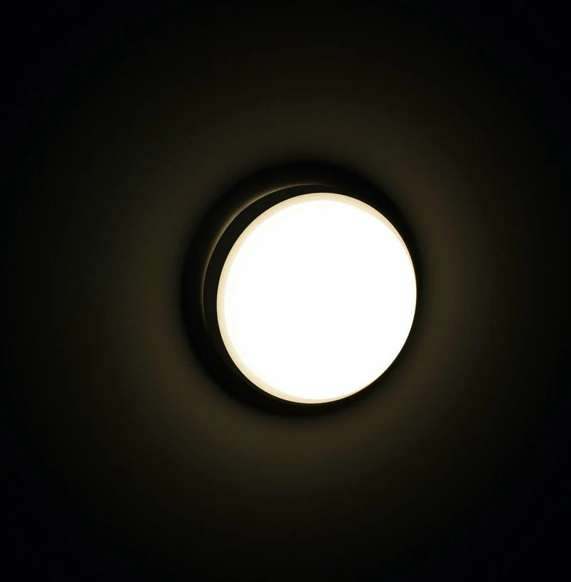 LED-Deckenleuchte für den Außenbereich – Rund 21 cm – Kaltweißes Licht – IP54 – 10 W
