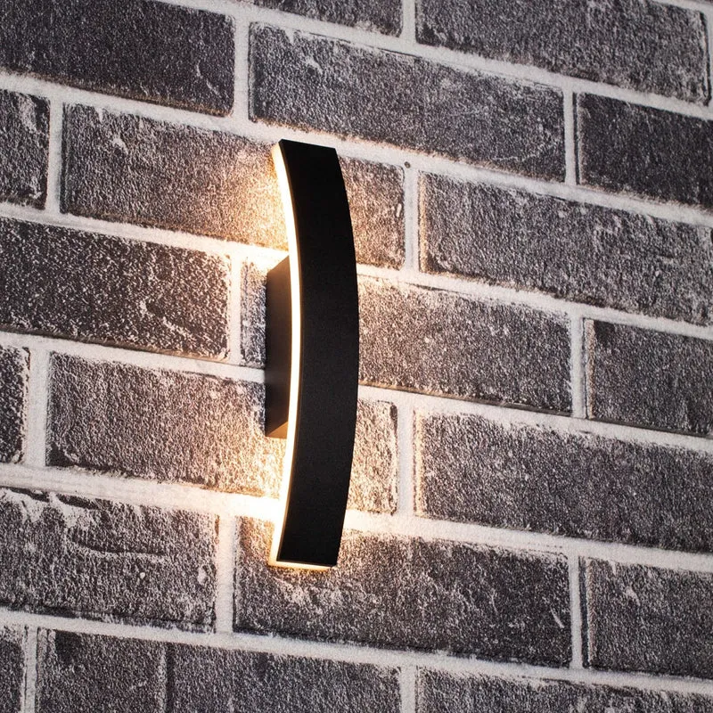 LED Außen-Wandleuchte anthrazit 7 Watt warmweiß IP54 Backlight - LED's Light