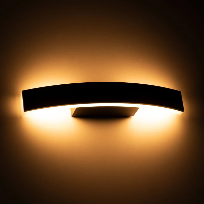 LED Außen-Wandleuchte anthrazit 7 Watt warmweiß IP54 Backlight - LED's Light