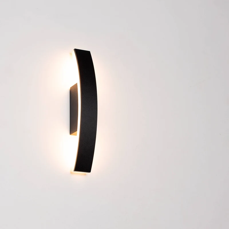 LED Außen-Wandleuchte anthrazit 7 Watt warmweiß IP54 Backlight - LED's Light