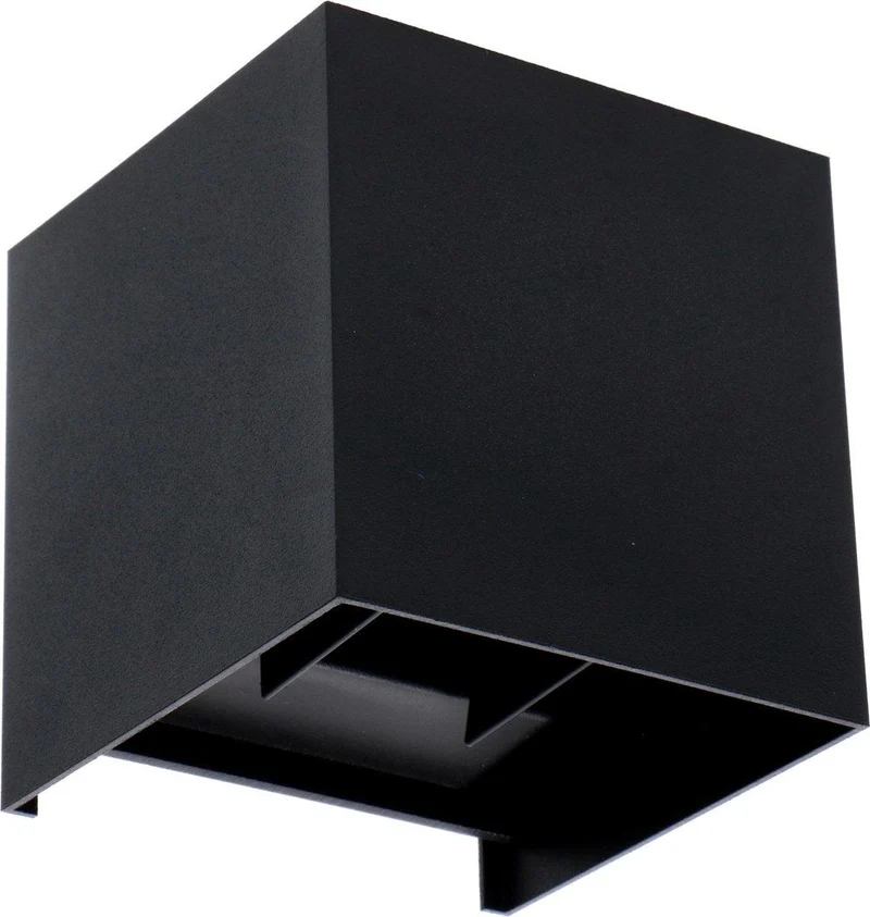 LED Außen-Wandleuchte schwarz dimmbar 6 Watt warmweiß IP65 Up-Down - LED's Light