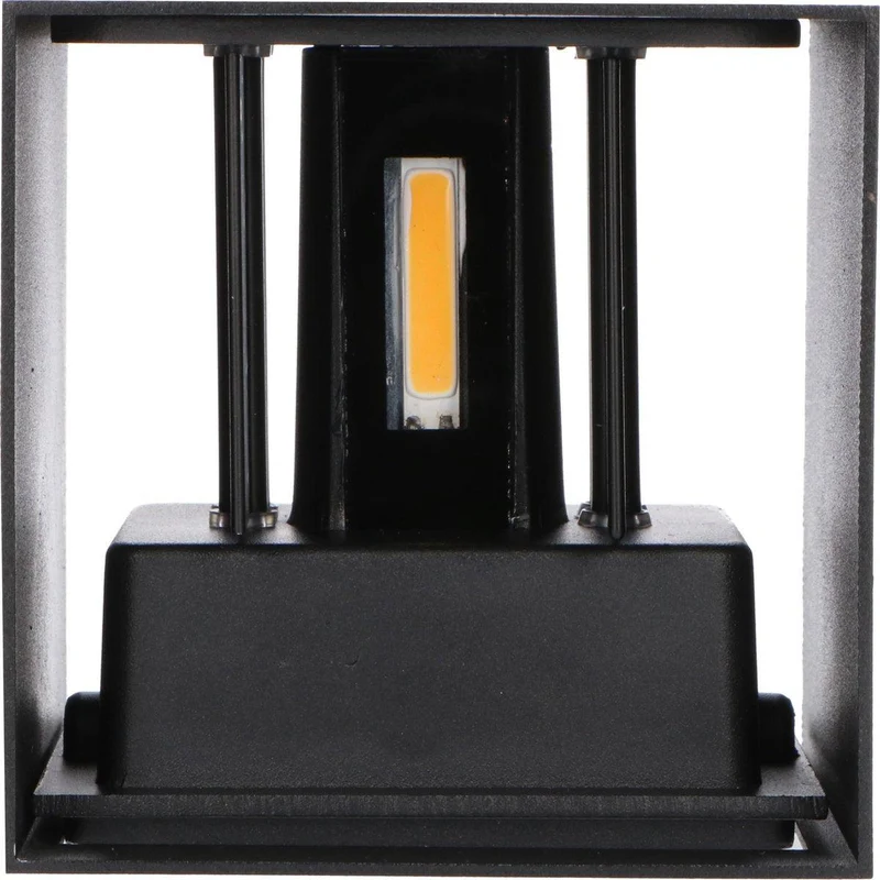 LED Außen-Wandleuchte schwarz dimmbar 6 Watt warmweiß IP65 Up-Down - LED's Light