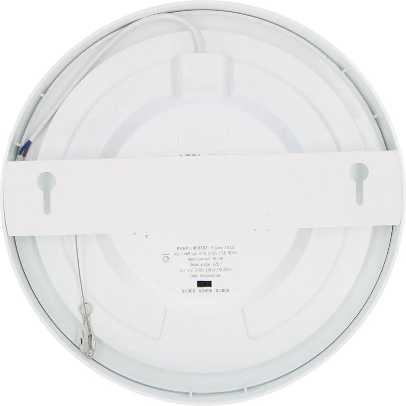 LED-Strahler 25cm dimmbar 15W CCT warm-neutral-kaltweiß Unterputz Aufputz - LED's Light