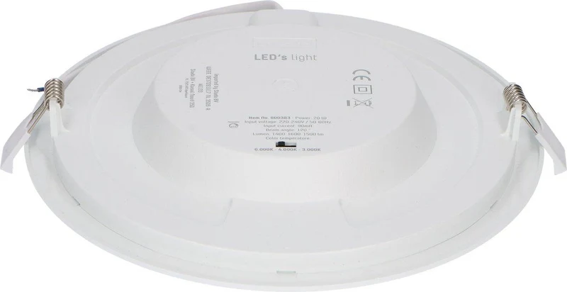 LED-Strahler 25cm dimmbar 15W CCT warm-neutral-kaltweiß Unterputz Aufputz - LED's Light