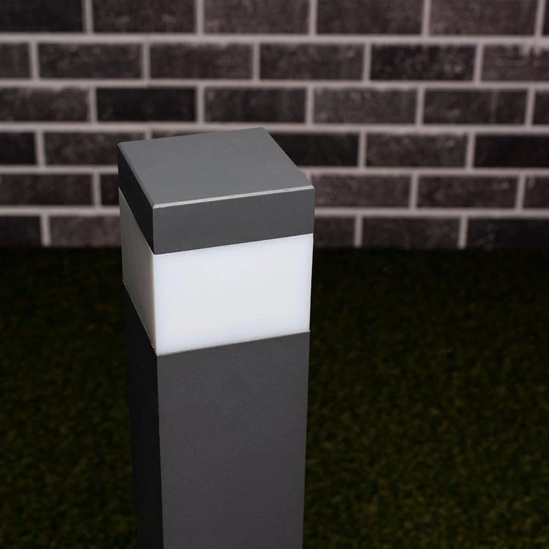 Wege-Leuchte grau 1x E27 IP44 76 cm - LED's Light