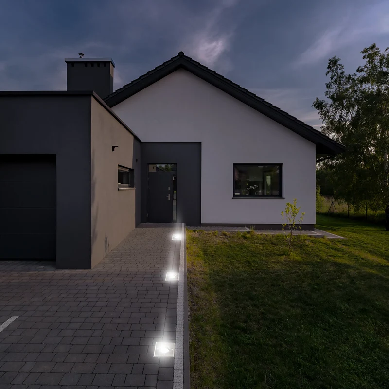 Bodeneinbauleuchte Edelstahl quadrat 1x GU10 IP67 bis 1.5 t belastbar - LED's Light
