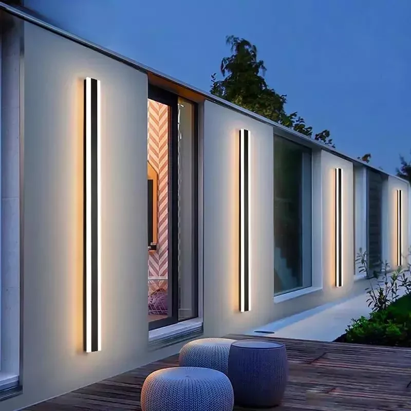 Elegante LED-Außenwandleuchte mit einstellbarer Helligkeit – Luménia