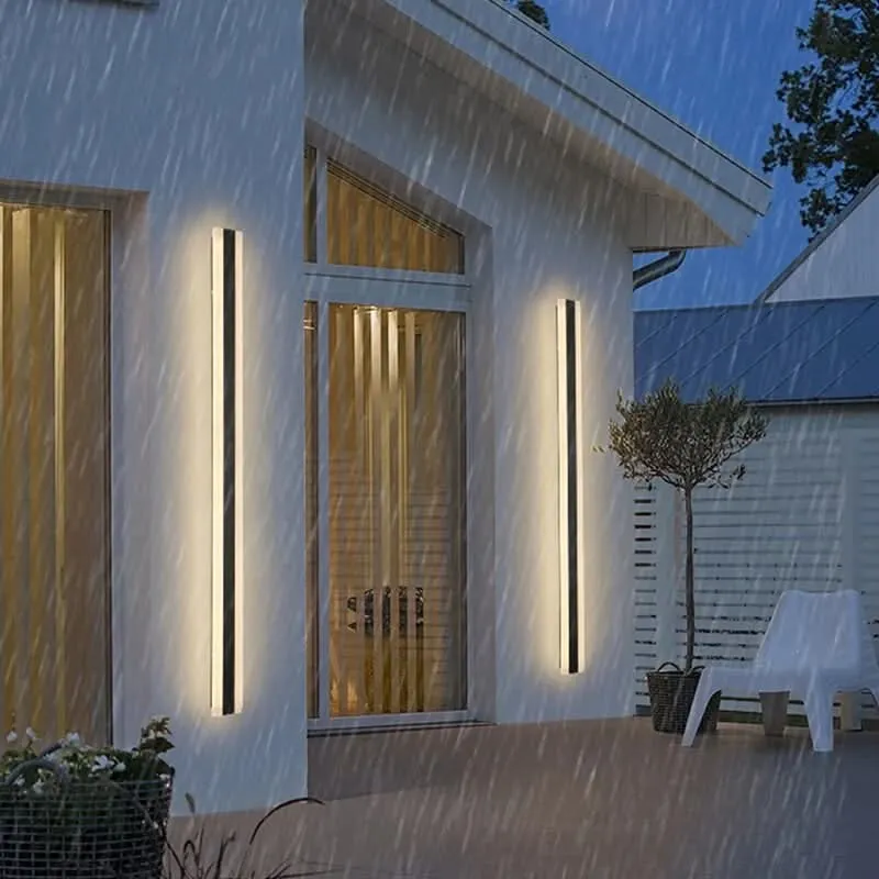 Elegante LED-Außenwandleuchte mit einstellbarer Helligkeit – Luménia
