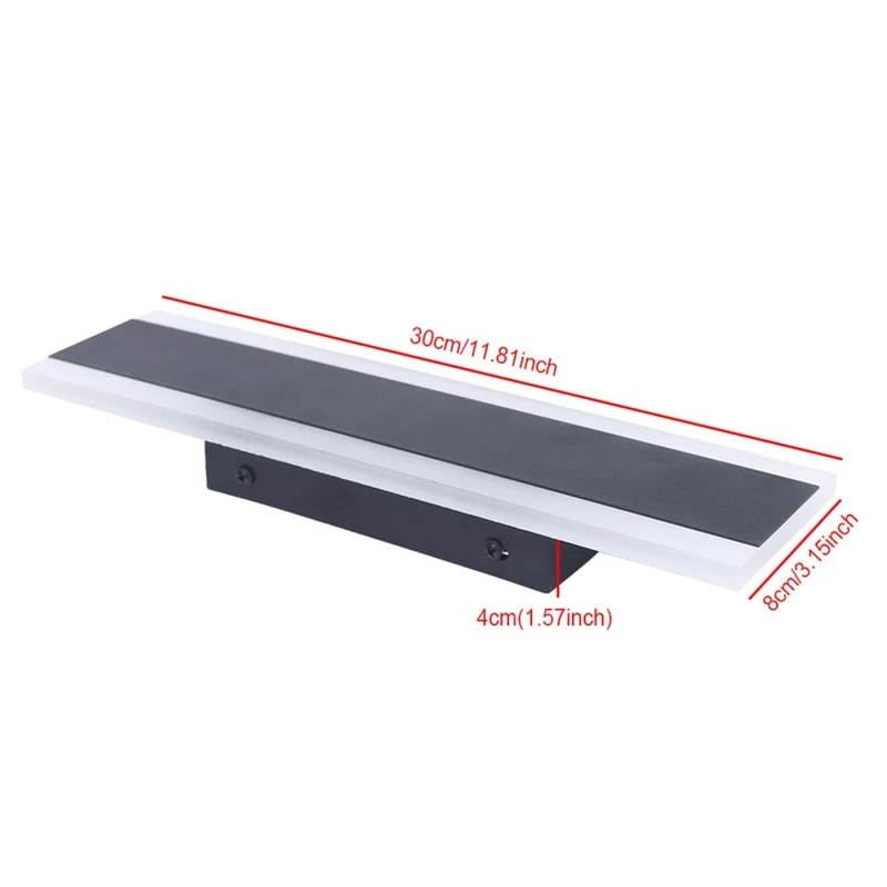 Elegante LED-Außenwandleuchte mit einstellbarer Helligkeit – Luménia