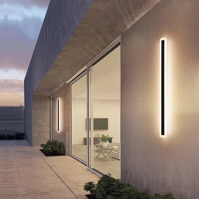 Elegante LED-Außenwandleuchte mit einstellbarer Helligkeit – Luménia