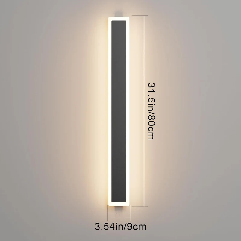 Elegante LED-Außenwandleuchte mit einstellbarer Helligkeit – Luménia