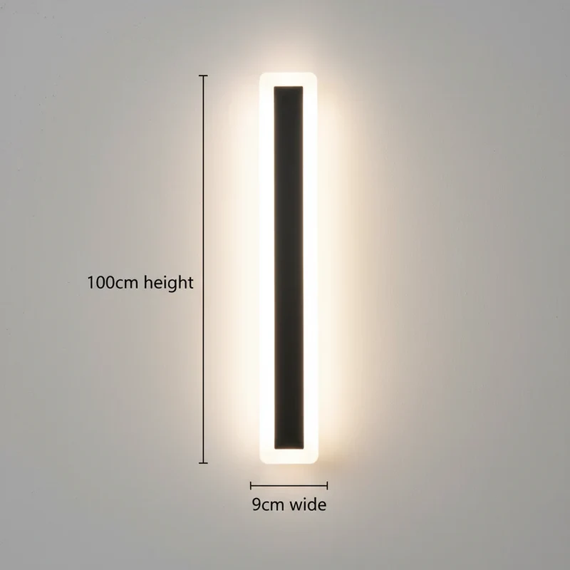 Elegante LED-Außenwandleuchte mit einstellbarer Helligkeit – Luménia