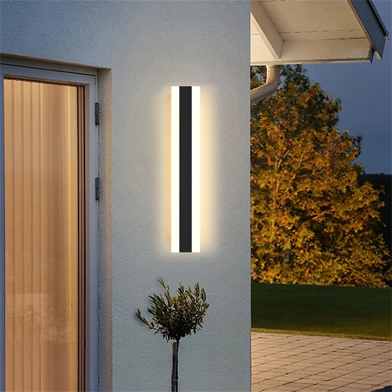 Elegante LED-Außenwandleuchte mit einstellbarer Helligkeit – Luménia