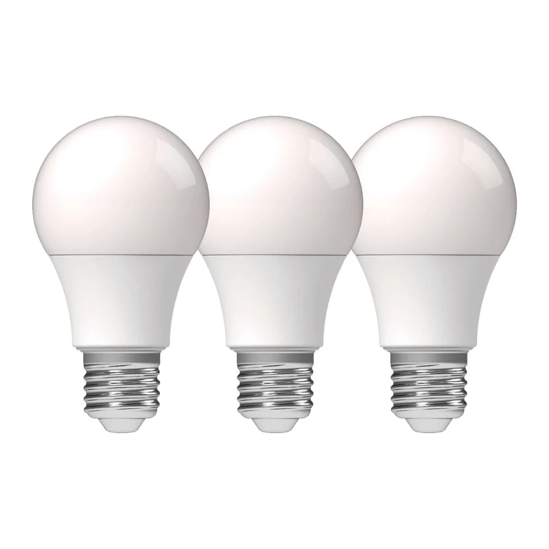 LED-Glühbirne E27 8W neutralweiß Opal 3-Pack A60 - 3x Sparpack - LED's Light